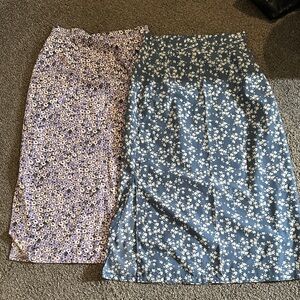 2 midi skirts (women’s size small)